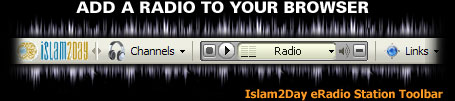 Islam2Day eRadio Station Toolbar...
